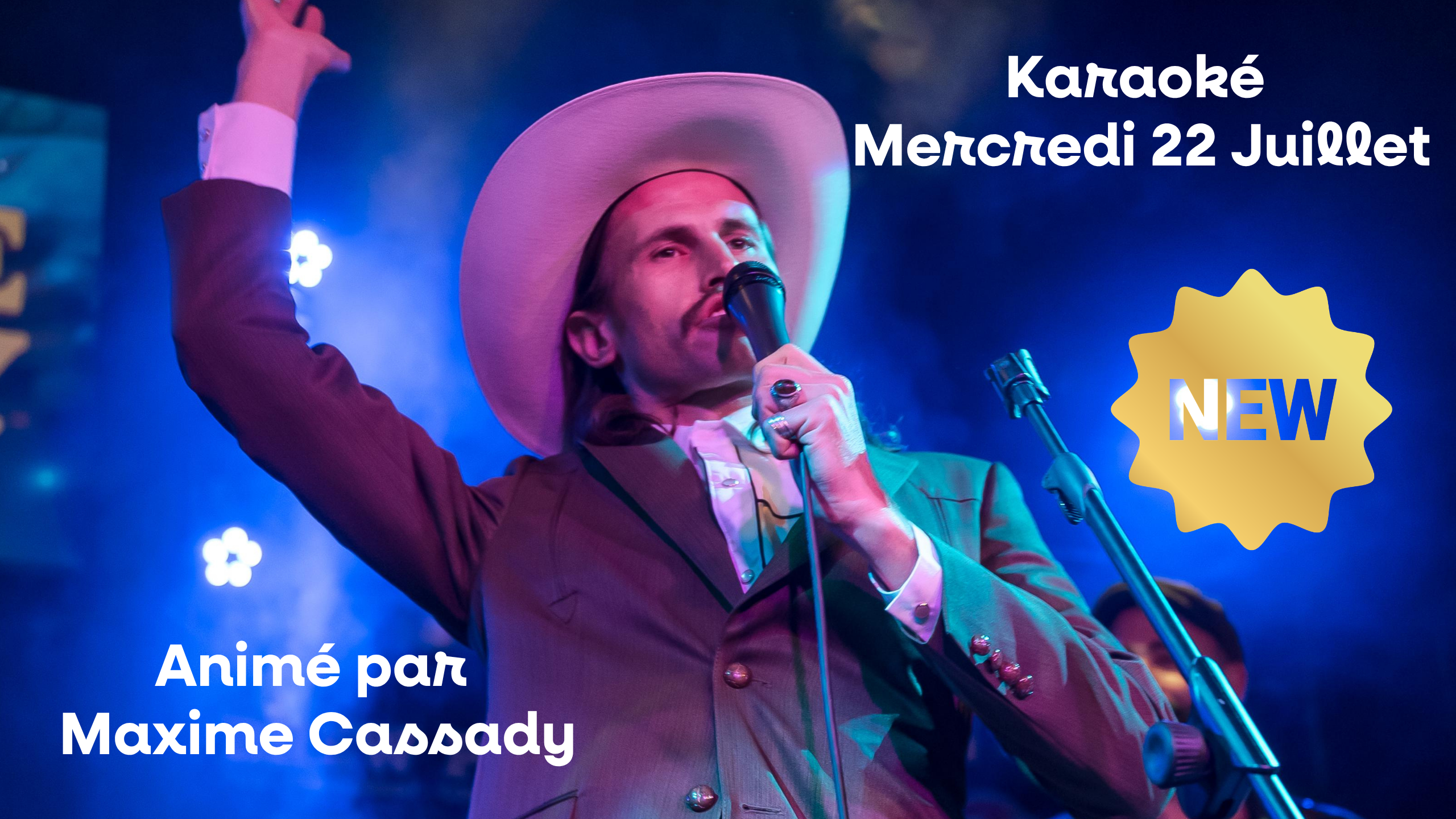 Karaoké avec Maxime Cassady